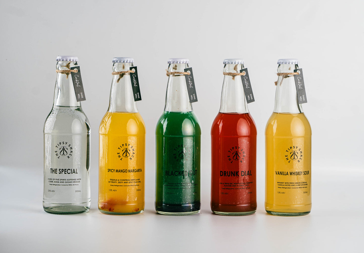 Bundle of 10 (50:50 Alc & Non Alcoholic)